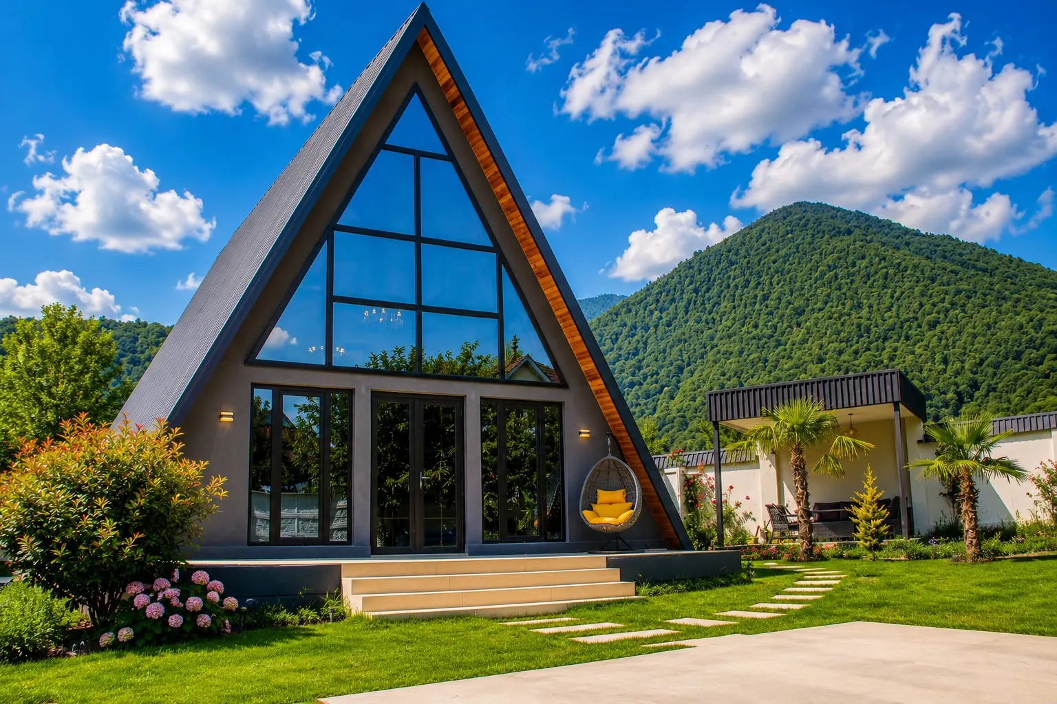 Area36 Family Chalet — cozy 3-bedroom chalet with heated pool in Gabala, Azerbaijan